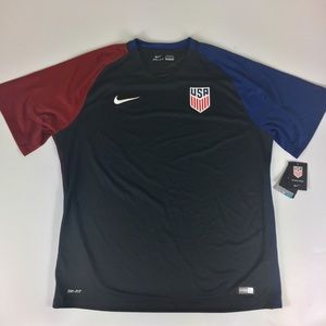 Nike USA Soccer Jersey 2016 National Away Black